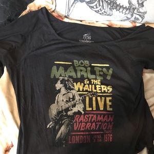 Torrid size 1 band shirt , bob marley